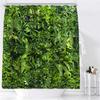 Lush Greenery Shower Curtain with Dense Foliage Design for a Fresh, Nature-Inspired Bathroom Decor Theme that Brings