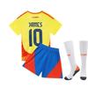 24-25G Colombia No. 10 National Team Football Jersey Children'S Clothing Children'S Set Size 14-30