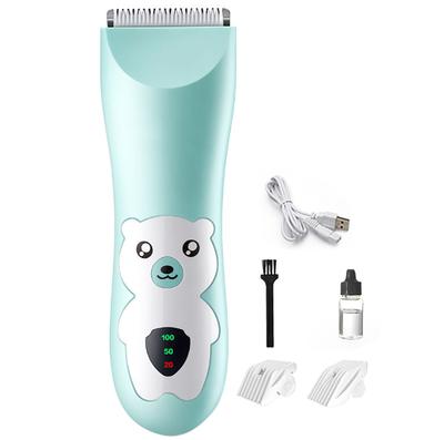 Ultra Quiet Baby Hair Clipper Precise Trimming Cordless Rechargeable Cartoon Waterproof Hair Cutter