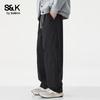 Baleno S&K Series Men's Casual Drawstring Straight Leg Pants