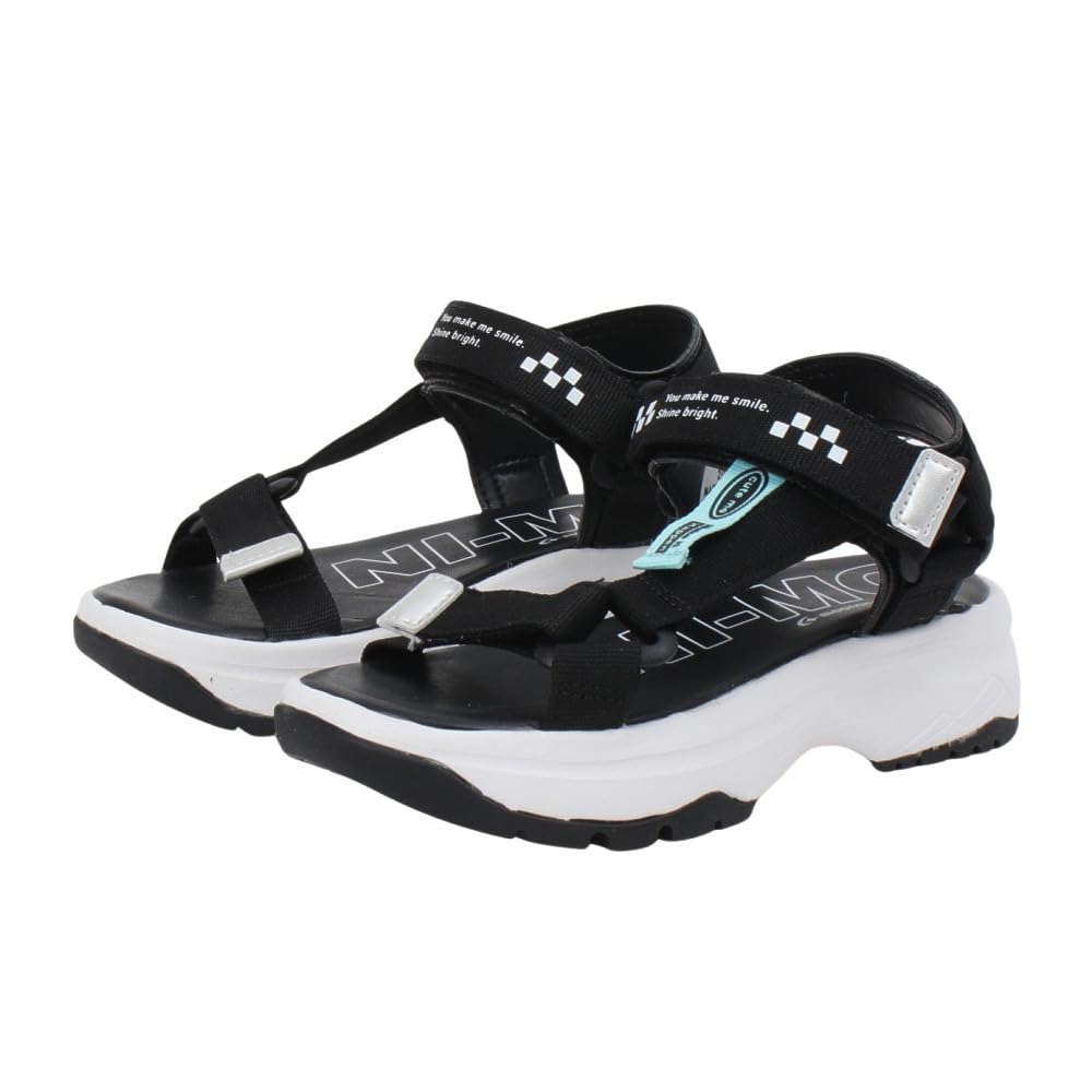 

Moonstar NM J106 2E Сандалии для девочек, Черные, 20.0 см, чёрный