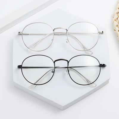 Metall Runder Rahmen Blaulichtfilterbrille Damen Herren Klassisch Ultraleicht Optische Brille Brille Computerbrille Oculos
