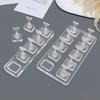 Transparent Nail Practice Base Tray Acrylic Nail Display Board  Manicurist Training