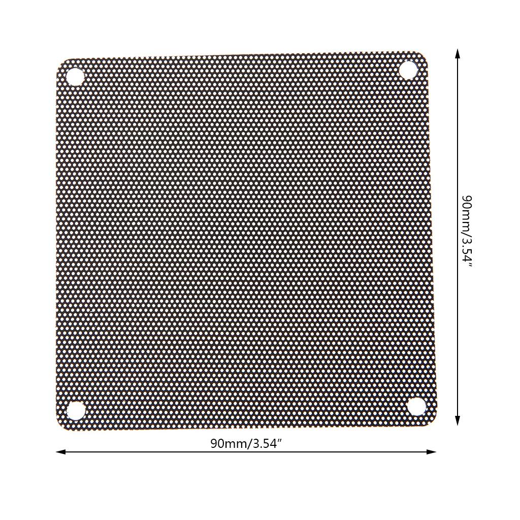 Computer Mesh Dust Filter DIY PVC PC for Case Fan Cooler Dust Filter Net for Case Dustproof Cover Chassis Dust Cover 90x