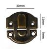 Practical Latches Box Buckle Iron Latches Hardware Latches Lock Retro Small Buckle For Box Luggage Wooden Lock Buckles