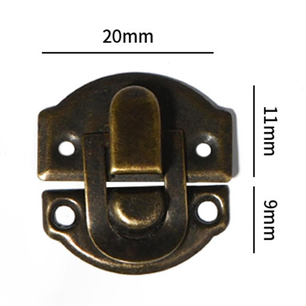 Practical Latches Box Buckle Iron Latches Hardware Latches Lock Retro Small Buckle For Box Luggage Wooden Lock Buckles