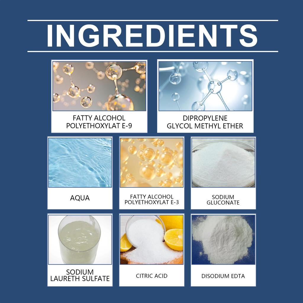 Gasherdreiniger Gasherd Multifunktionaler Entfettungsreiniger Herd Glänzt wie Neu