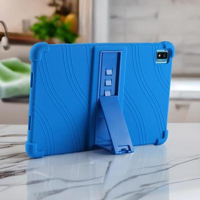 Silicone Case for TCL 10 Tab Max 4G 10.36 Inch with Adjustable Stand and Anti-impact Thickened Corners.