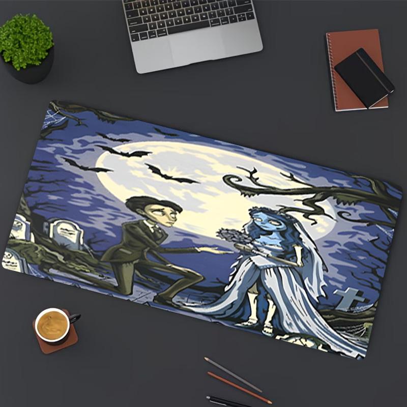 Corpse Bride Print Mouse Pad, for Keyboard Pad Laptop PC Mat for Office Home Use, Desk Decor, Perfect Birthday Gift for Gamers