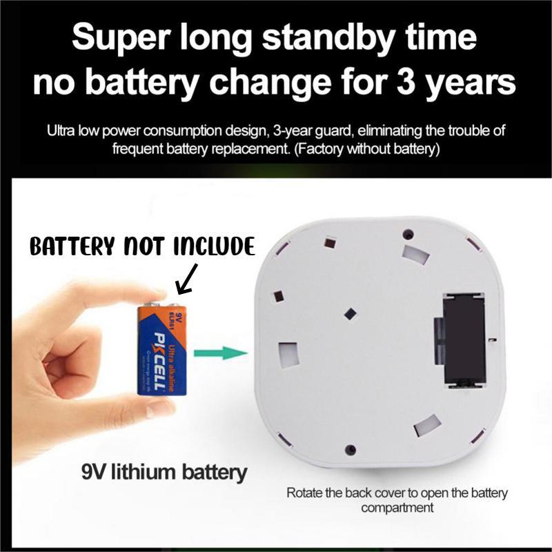 Alarmă detector de fum fără fir pentru uz casnic și comercial