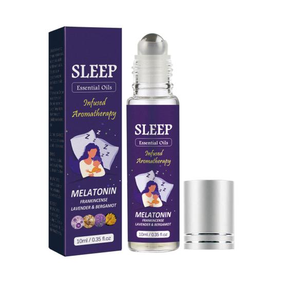 Olio aromatico per dormire da 10 ml, estratto di erbe efficace e non irritante, ad azione rapida, senza additivi, liquido, olio essenziale per un sonno profondo, puro e naturale