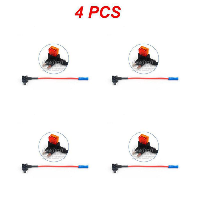 1~5Pcs Add-a-Circuit Adapter APM Tap Mini Blade Micro 12V Car Fuse Box Holder Auto Motri Insurance ATM Adapter