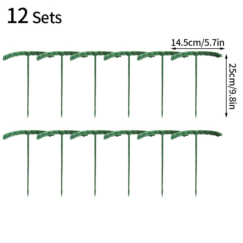 1/3/12Pcs Plant Support Cage Frame Greenhouses Flower Stand Holder Plant Arrangement Fixed Rod Pile Garden Bonsai Accessories