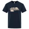 Need More Sleep Cartoons Bear Men Tshirt Street T-Shirts Tops Fashion Cotton Clothes Casual Breathable T Shirt