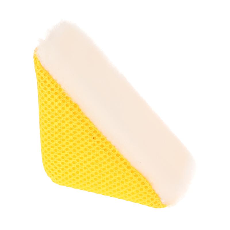 

Губка Scrub Ninja Wedge черного/желтого/красного цвета отлично подходит для чистки кожи, пластика, резины и винила