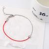 Zodiac Year Red Rope Bracelet: Stylish, Durable, Anti-fading, with Single Diamond Accent