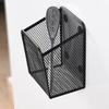 1pc Portable Large Capacity Magnetic Storage Basket Mesh Multifunctional Magnetic Pencil Holder Metal Storage Box Home Organizer
