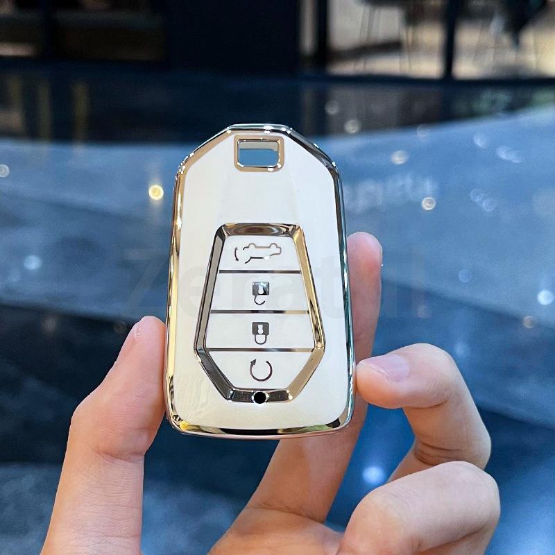 Remote Control Keyless Fob Protector For Isuzu New Mu-X X Series Dmax D-Max X-Terrain Pickup Tpu Car Key Case Cover