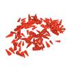 100pcs Orange Carrot Button 4 Sizes DIY Cute Wood Buttons for Crafting Sewing Christmas with 2 Holes