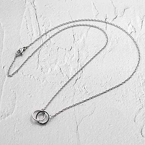 [Daniel Wellington] Women's Silver Elan Unity Necklace DW00400167 [Parallel Import]