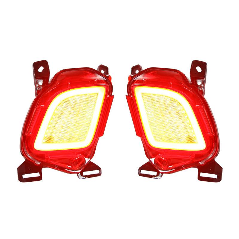 15-17 Highlander Rear Bumper Lights: Brake, Fog, Warning, Turn Signals