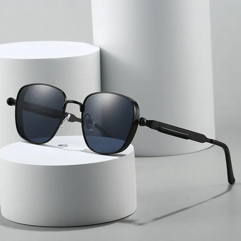 Retro Square Frame Uv Protection Minus Diopter Eyeglasses Women Luxury Brand Designer Punk Popular Metal Eyeglasses Men Goggles