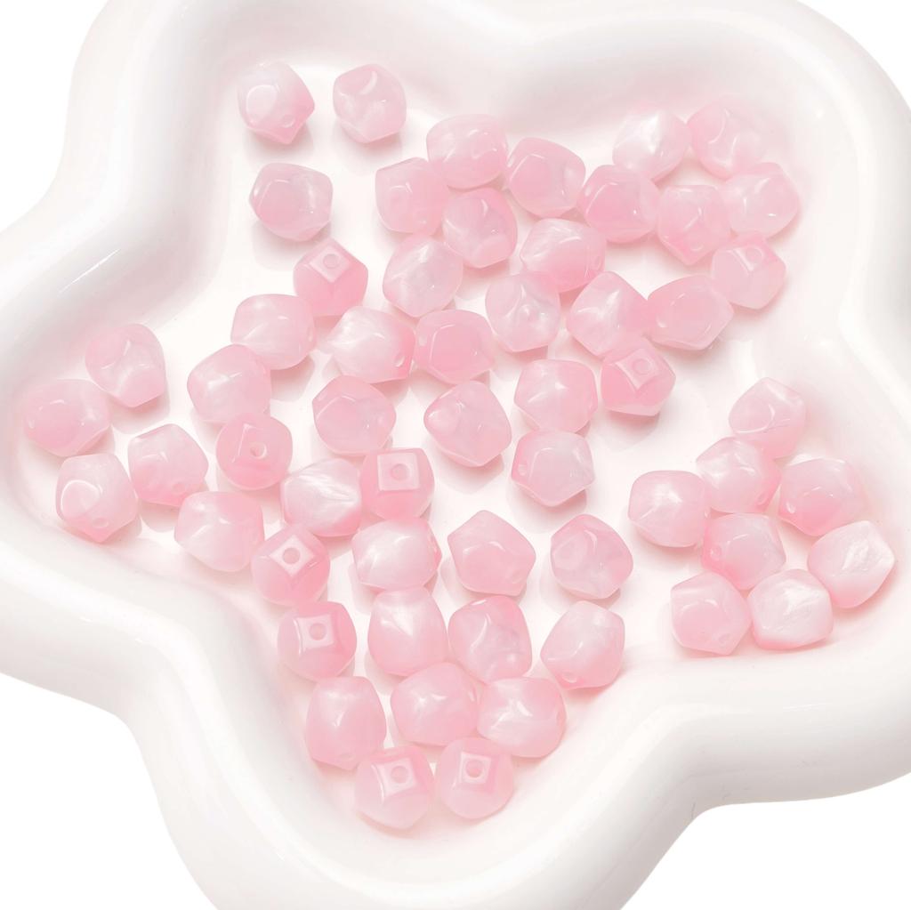 10mm 10Pcs Resin Octagon Beads Imitation Cat Eye Beads DIY Bracelet Necklace Earrings Jewelry Accessories