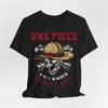 One Piece Skull Graphic T-Shirt Tee Tops, Anime T-Shirt, Geek Wear, Gift for Fans,