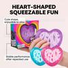 Nee-Doh Heart Squishy Toy Blind Box Cute Heart Shape Stress Relief Soft Slow Rebound Fun Portable Toy Surprise Toy Gift