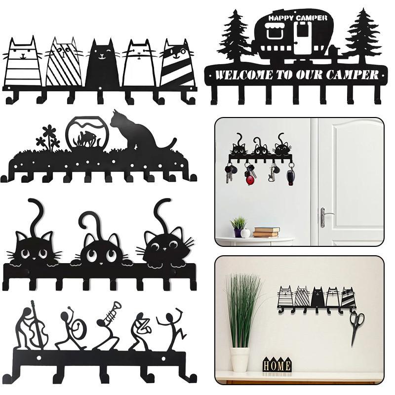 

Винтажный металлический крючок для декора комнаты, настенная вешалка для подвешивания пальто, шляп, полотенец, ключей, настенный крючок, держатели для вешалок для пальто, крючки