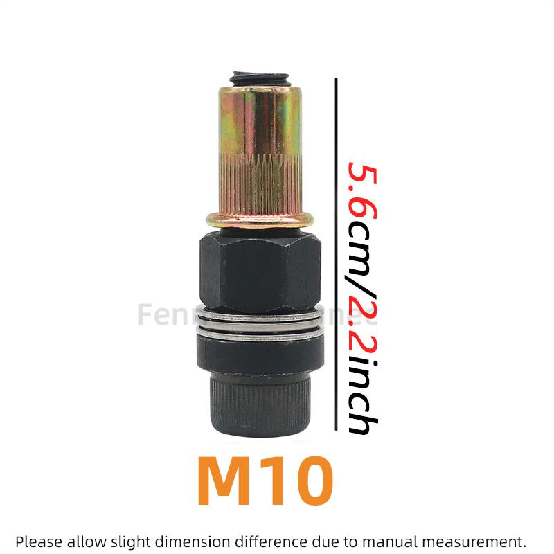 1pcs Hand Rivet Nut Gun Head Nuts Adapter Tool Riveter Tool Accessory For Nuts M3 M4 M5 M6 M8 M10 M12