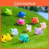 Colorful Mini Resin Cow Figurines For Creative Diy Garden Decoration