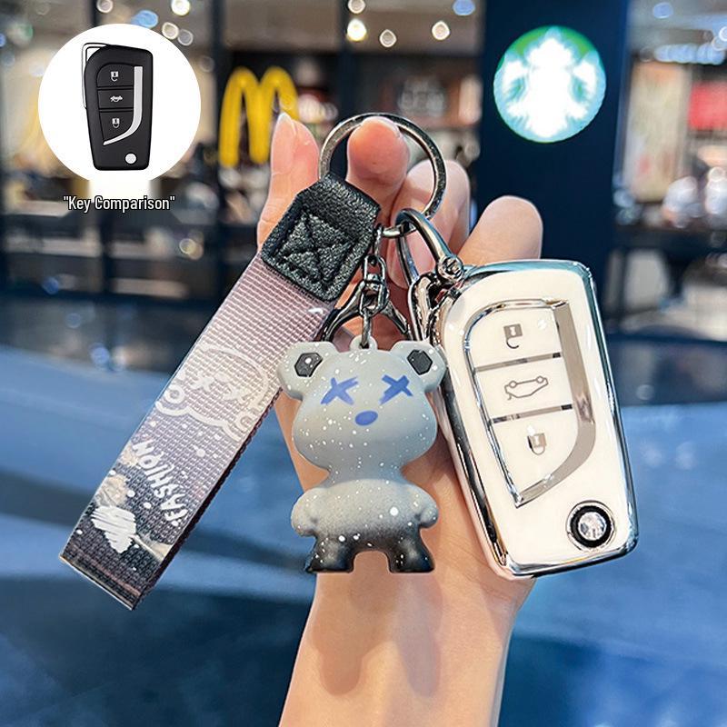 Compatible Key Covers for Toyota Corolla, Levin, Reiz, RAV4, Highlander, Wildlander.