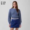 Gap Women's 2026 Spring Pure Cotton Loose Round Neck Long Sleeve Knit Sweater