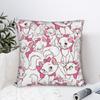 Aristocats Marie Katzen Collage Quadratische Kissenhülle Polyester Dekokissen, Lustige Kissenbezüge
