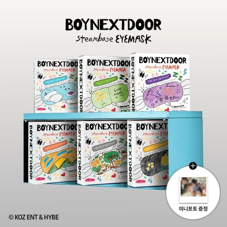 Steam Base X BOYNEXTDOOR Маска для сна на глаза | Официальные товары коллаборации K-POP sungho