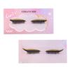 Lazy Self-Adhesive 1 Pair Of Colored Eyeshadow False Eyelashes, Natural Thick Curled Eyelashes