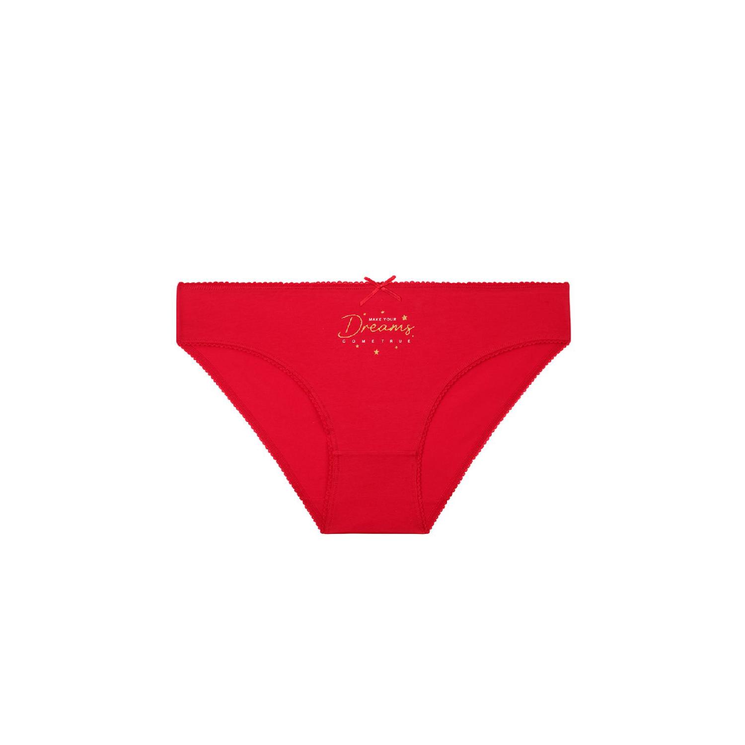 

New Year Slip Panties M червоний