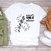 Human Foot Dog Paws Printed T-Shirt Funny Tee Shirt Harajuku Aesthetic Black Tops Casual Pet Owner Clothes