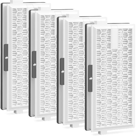 4 Packs HEPA Replacement Filters Compatible with Miele AirClean SF-HA 50 Filter for Vacuu-m Model S4, S5, S6, S8, S8000, S8999, S6000, S6999, S5000,