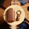 Honda Key Protective Cover: Genuine Leather Shell for Accord, Odyssey, Fit