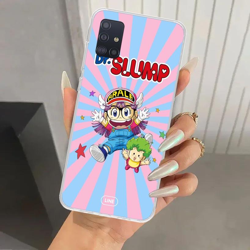Dr Slump Arale Anime Phone Case for Samsung Galaxy A52 A32 A22 A12 A02S A50S A30S A10S Note 20 Ultra 10 Plus S10 A31 A20 A71 A72