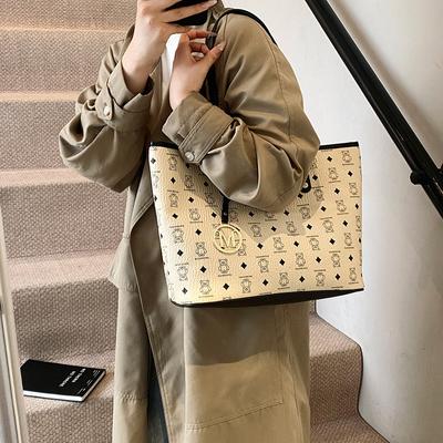 Fashion Large-capacity Tote Bag Women's 2025 Autumn and Winter New Versatile Casual Shoulder Bag Class Bag