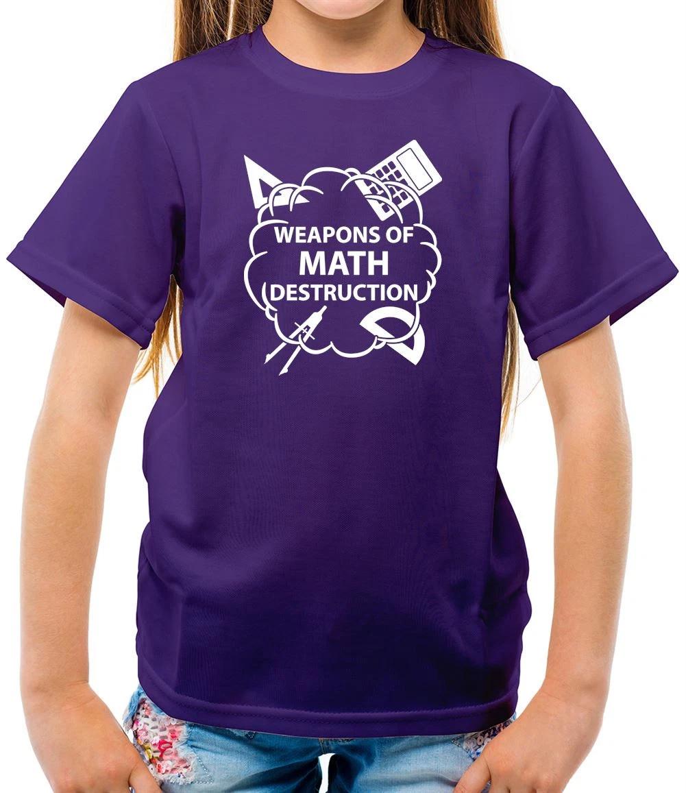 

Weapons Math Destruction - Kids T-Shirt - Love Nerd Geek Maths Funny 120