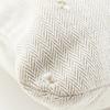 HERMES Alain GM Shoulder Bag beige/Orange Towal chevron unisex Used