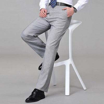 Men's Summer Formal Suit Trousers: Lightweight, High-Grade Casual Business Pants