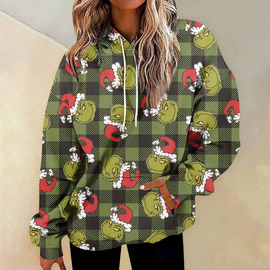 Women's Fashion Daily Versatile Casual Crewneck Sweatshirts Graphic Daily Long Sleeve Gradient Patchwork Printed Top Sweatshirts