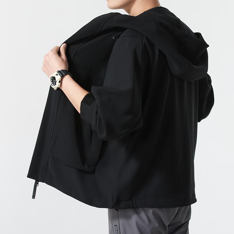 Adidas Jackets & Coats Men's Black JL9353