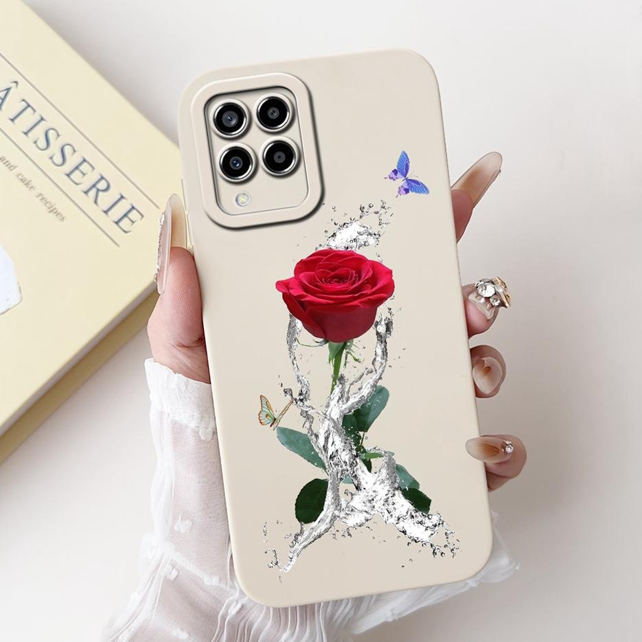 For Samsung Galaxy M33 5G Case SM-M336B Luxury Candy Painted Cover Soft TPU Phone Case For Samsung M33 M 53 Galaxy M53 5G Fundas