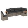 VidaXL Garden Lounge Set with Cushions 6 Pcs, Patio Sofas, Patio Furniture Set, Outdoor Furniture, Grey 3226858
